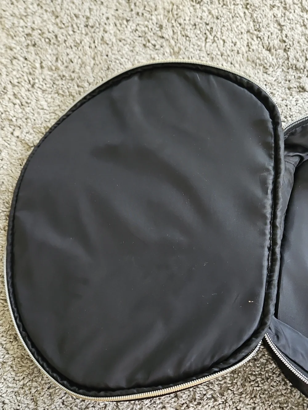 Lancome Black Patent Cosmetic Case